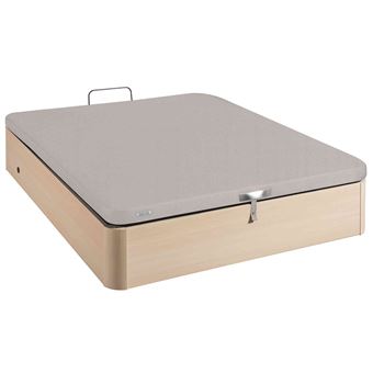 Sommier lit coffre en kit bouleau Bultex Asteroid 160x200