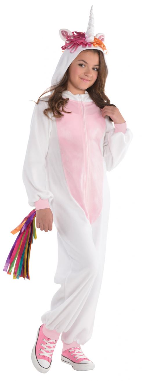 Amscan onesie licorne unicorn girls blanc/rose