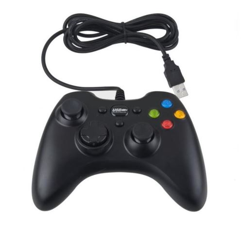 Manette Xbox 360 Contrôleur Pour Pc Mac - Noir - 1,70 M - Straße Game ®