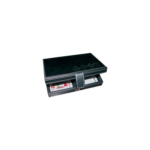 PIATNIK COFFRET POUR CARTES COFFRET LUXE EFFET CUIR Multicolore