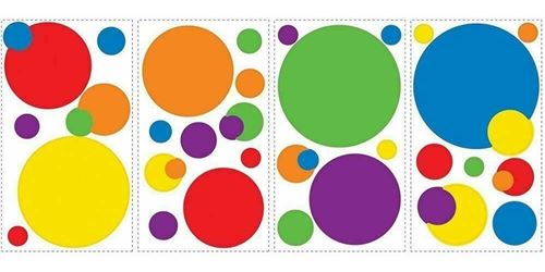 RoomMates stickers muraux Dots vinyle 31 pièces