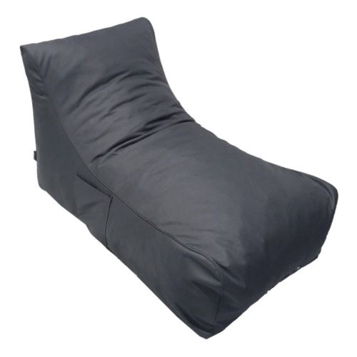 Shezlong - Pouf d'Extérieur Tissu Coloris Gris Foncé