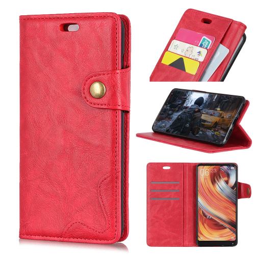 Etui en PU en forme de s rouge pour votre Motorola P40