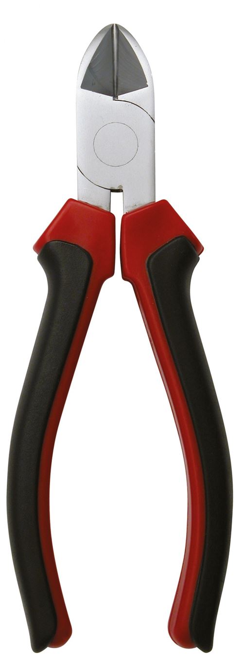 Carpoint cutter diagonal 16 cm argent/rouge