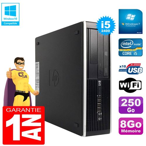 Pc hp compaq pro 6300 sff i5-2400 ram 8go disque 250go graveur dvd wifi w7 État correct - Hewlett-Packard reconditionné disponible sur Fnac