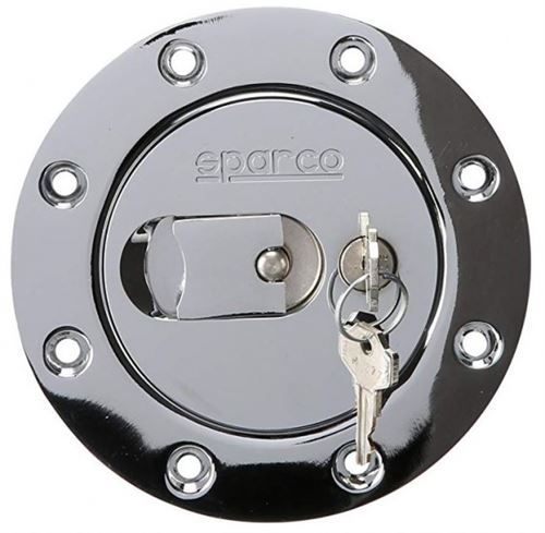 Sparco bouchon de réservoir universel en aluminium 12 cm argent