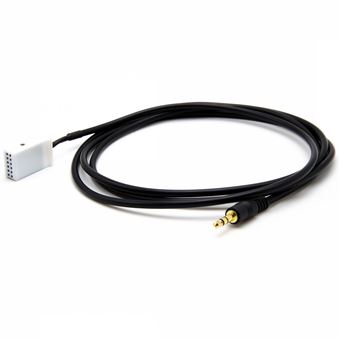 Cable auxiliaire adaptateur mp3 pour autoradio PEUGEOT 207 12PIN