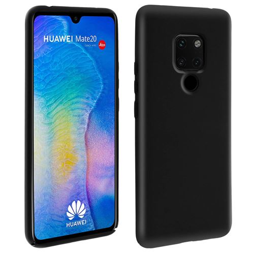 Avizar Coque Huawei Mate 20 Protection Mat Soft Touch Anti-rayures Antichoc - noir