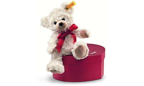 Steiff Ours Teddy Sweetheart dans sa boîte en coeur