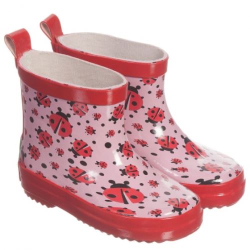 Playshoes bottes courtes coccinelles coccinelles rose taille 21