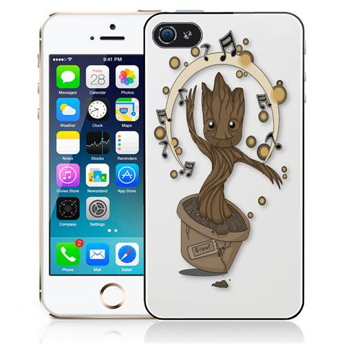 Coque pour iPhone 5C gardiens de la galaxie dancing groot