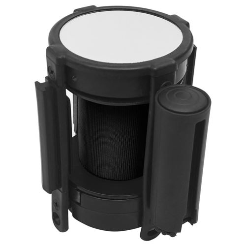 Vidaxl Noir Barrière À Bande Rétractable 200 Cm