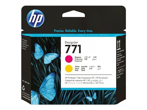 HP 771 - jaune, magenta - tête d'impression