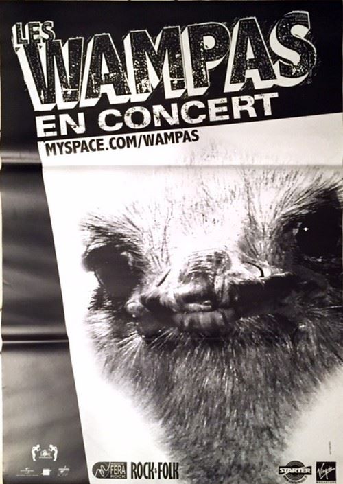 Les Wampas - 80x120 cm - AFFICHE / POSTER