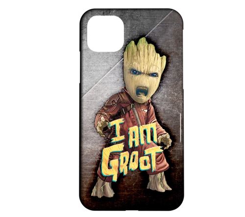 Coque rigide compatible pour iPhone 11 Pro Max Baby Groot Concept Art 05