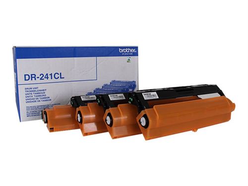Tambour, Kit Fusion Brother Dr-241cl 15000pages Noir, Jaune Tambour D'imprimante