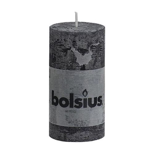 Rustic 103867590331 Bougie cylindrique en cire de paraffine - Anthracite