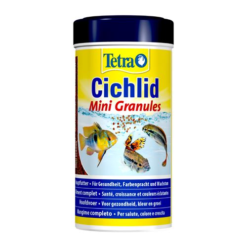 Alimentation tetra cichlid mini granulés 250 ml