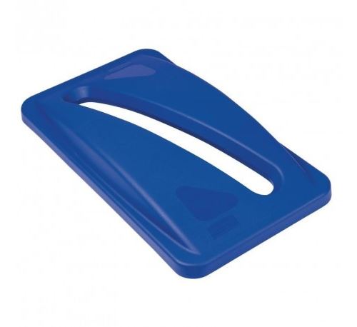 Couvercle bleu pour papiers