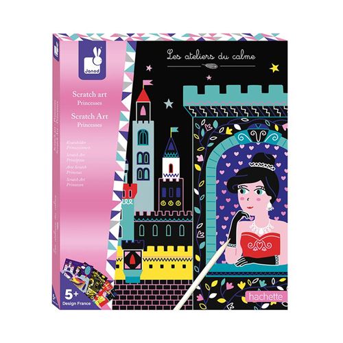 Jolies Princesses - Scratch Art - Jeu Créatif Janod