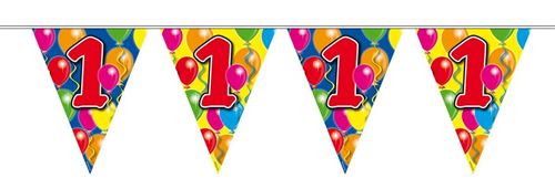 Garland 10m première Anniversaire Bunting