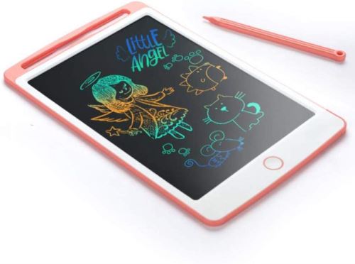 Ardoise Magique LCD 10 Pouces - Écran Couleur - Pour Enfants 3-12 Ans - Dessin Sans Papier - Rechargeable