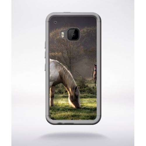 Coque Chevaux Compatible Htc One M9 Transparent