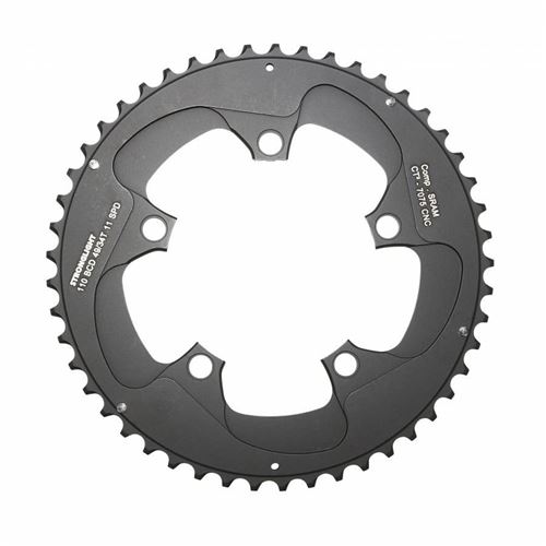 Plateau route 5bra 49dts d.110 compact sram ct2 noir stronglight pour red-force 11v. (pour interieur 34)