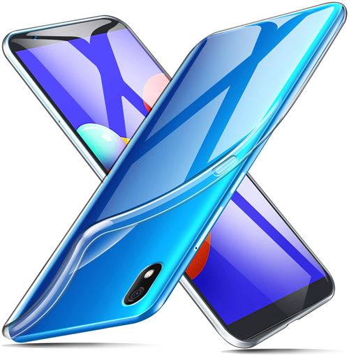 Housse de protection pour Samsung Galaxy A01 Silicone Transparent
