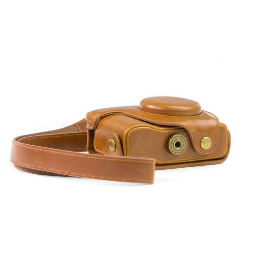 MegaGear Etui souple en cuir pour, Housse pour Nikon COOLPIX P7700, Nikon COOLPIX P7800