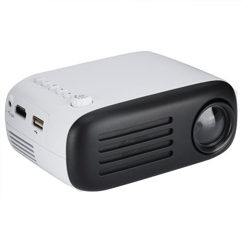 Mini Home Portable VidéoProjecteur YG200 Miniature 3D Bureau de Cinéma Projection 100-240V Plug UE