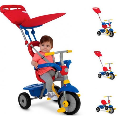 SmarTrike Zip Plus 3in1 Tricycle Bleu / Jaune / Rouge
