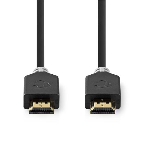 Câble hdmi? haute vitesse avec ethernet connecteur hdmi? - connecteur hdmi? 5,0 m anthracite nedis