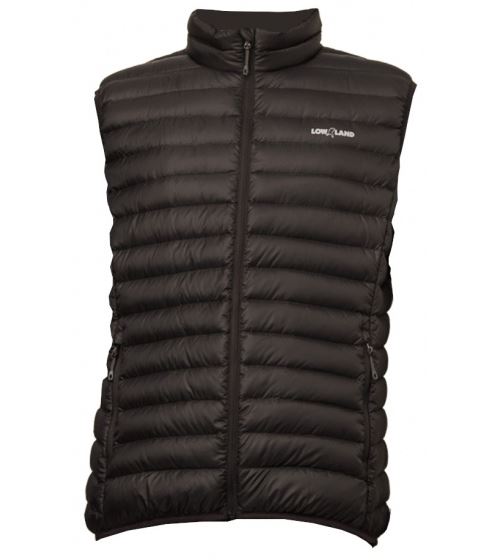 Lowland bodywarmer Optimum Downnylon homme noir taille M