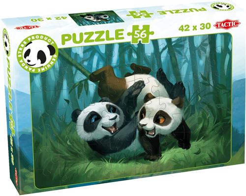 Tactic puzzle Panda Stars Playtime 56 pièces