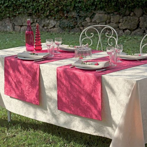 Nappe Mille Charmes Ecru De Blanc 180 Garnier-Thiebaut