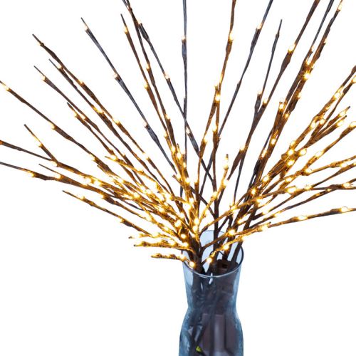 Pack de 5 LED Branche lumineuse - 5 Branches avec 20 Micro LED pour décoration de maison - Blanc chaud