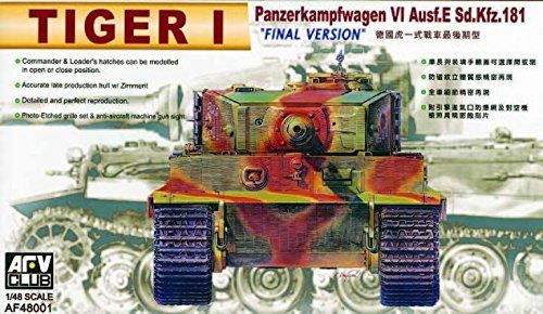 Modèles de club AFV 148 Tiger I Version finale