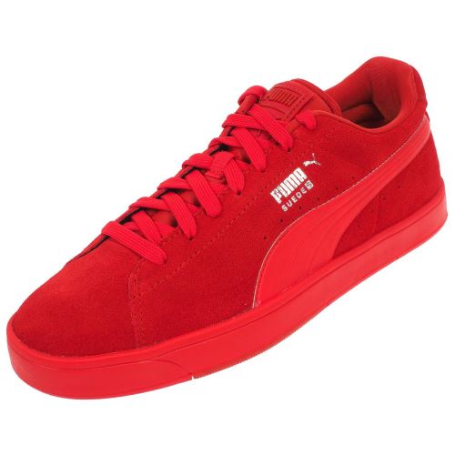 puma cuir rouge