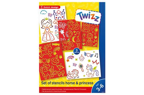 Twizz Sjablonenset cheval