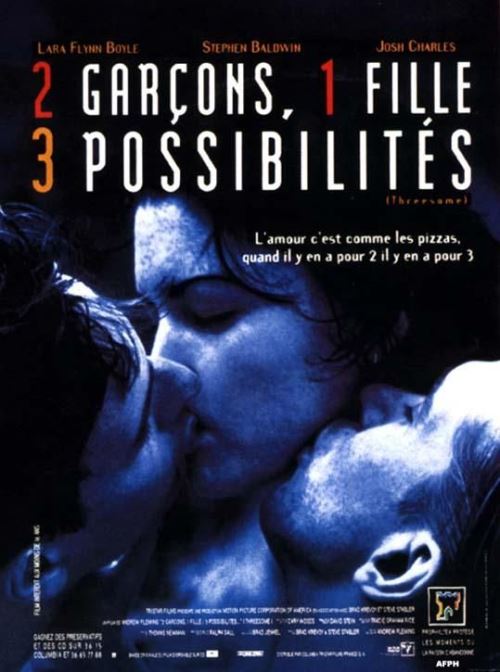 2 garçons, 1 Fille, 3 Possibilités AFFICHE CINEMA ORIGINALE