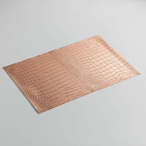 Set de table 30 x 45 cm pvc croco Cuivre