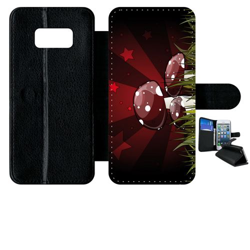 Etui À Rabat Samsung Galaxy S8 Champignons Étoiles