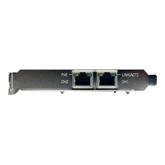 StarTech.com Carte Réseau PCI Express 2 ports Gigabit Ethernet RJ45 10/100/1000Mbps - POE/PSE - Adaptateur Réseau PCIe, 2 x Réseau (RJ45) - Adaptateur réseau - PCI Express x1 - Gigabit Ethernet x 2 - 1