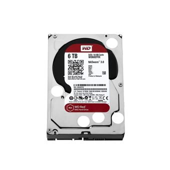 WD Red Plus WD60EFRX - Disque dur - 6 To - interne - 3.5" - SATA 6Gb/s - mémoire tampon : 64 Mo - pour My Cloud EX2; EX4; PR2100; PR4100 - 1