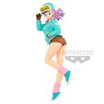 Figurine Dragon Ball Bulma cheveux violet 25 cm