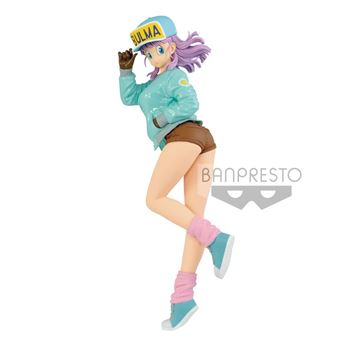 Figurine Dragon Ball Bulma cheveux violet 25 cm