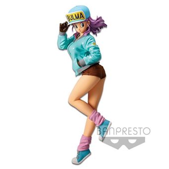 Figurine Dragon Ball Bulma cheveux violet 25 cm