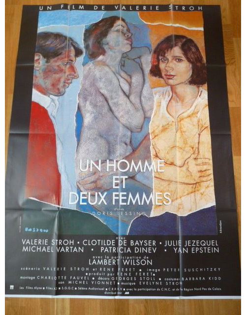 Un Homme et Deux Femme AFFICHE CINEMA ORIGINALE