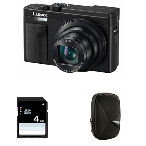 PANASONIC lumix dmc-tz95 noir garanti 2 ans + sac et carte sd 4 go